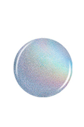 Blue holographic shade of a circle  swatch color drop in white color setting